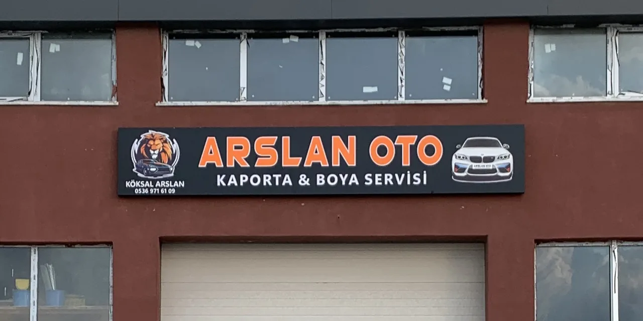 Arslan Oto Kaporta Boya kapak görseli