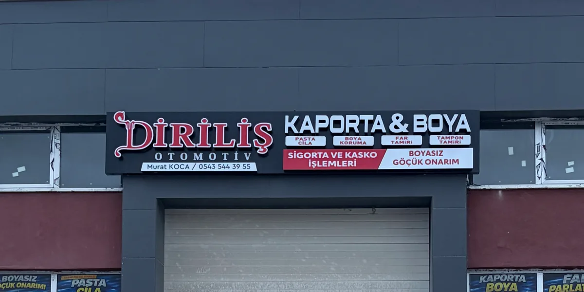Diriliş Kaporta Boya kapak görseli