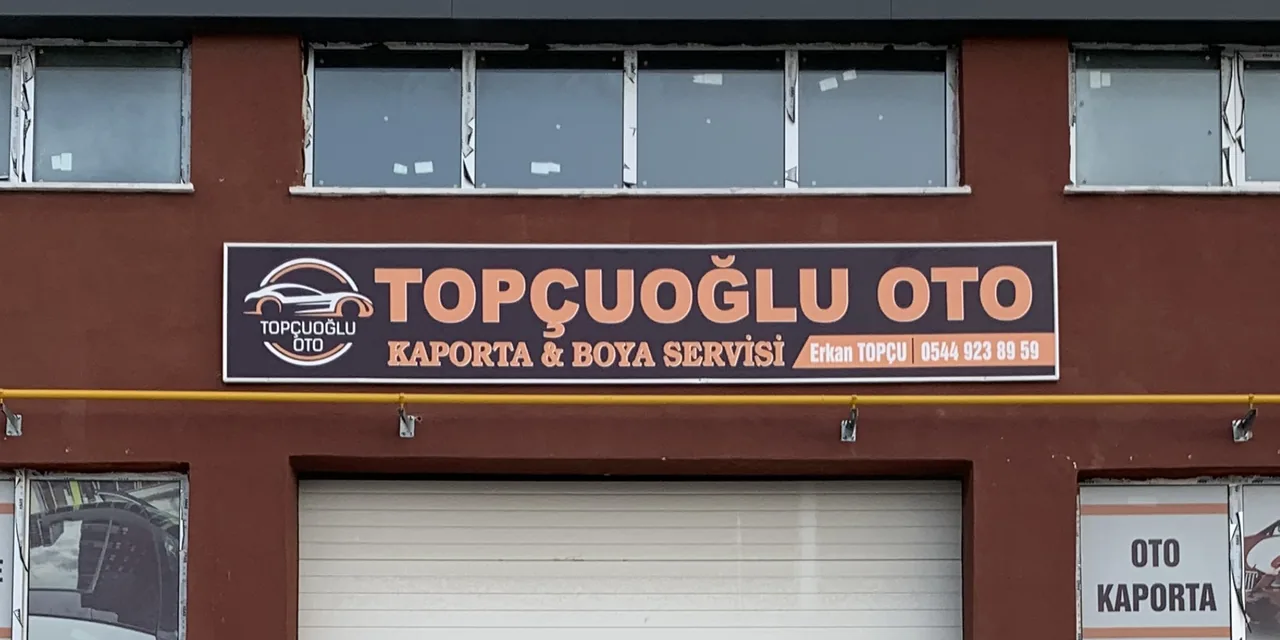 Topçuoğlu Oto Kaporta kapak görseli